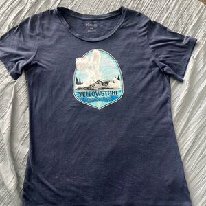 Columbia Navy Yellowstone Graphic T-Shirt